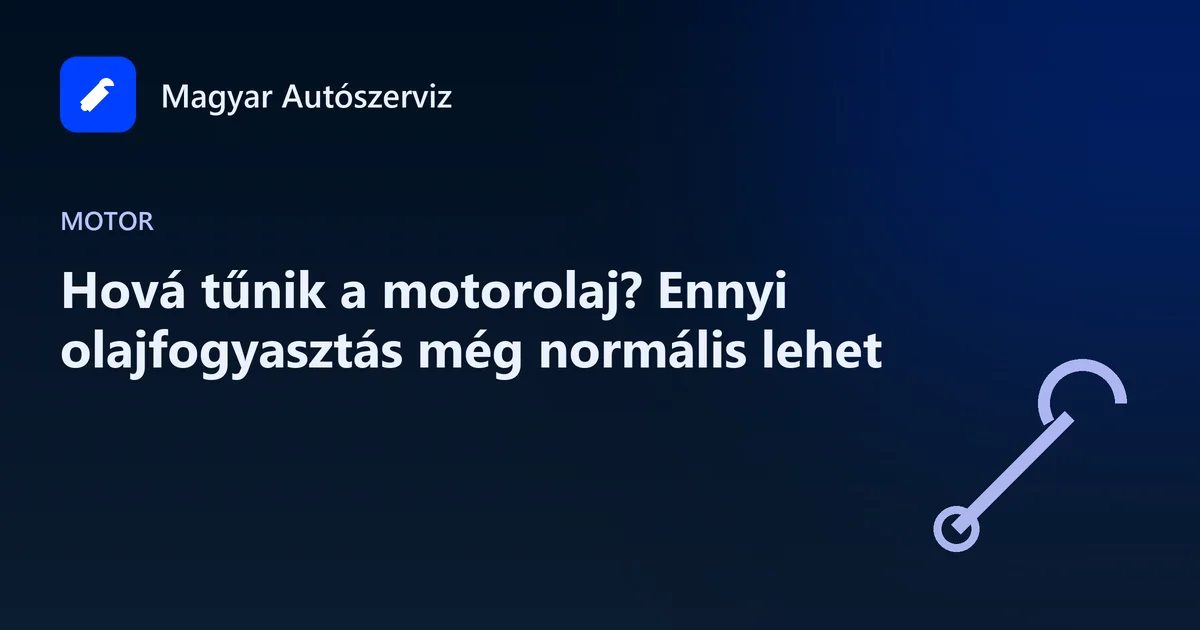 Hová tűnik a motorolaj? Ennyi olajfogyasztás még normális lehet - Motor